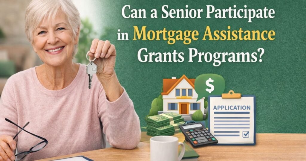 Can a Senior Participate in Mortgage Assistance Grants Programs?